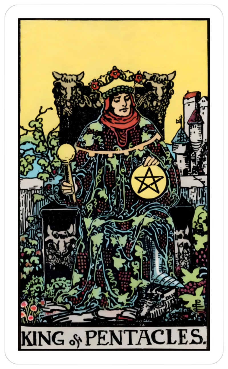 king of pentacles card